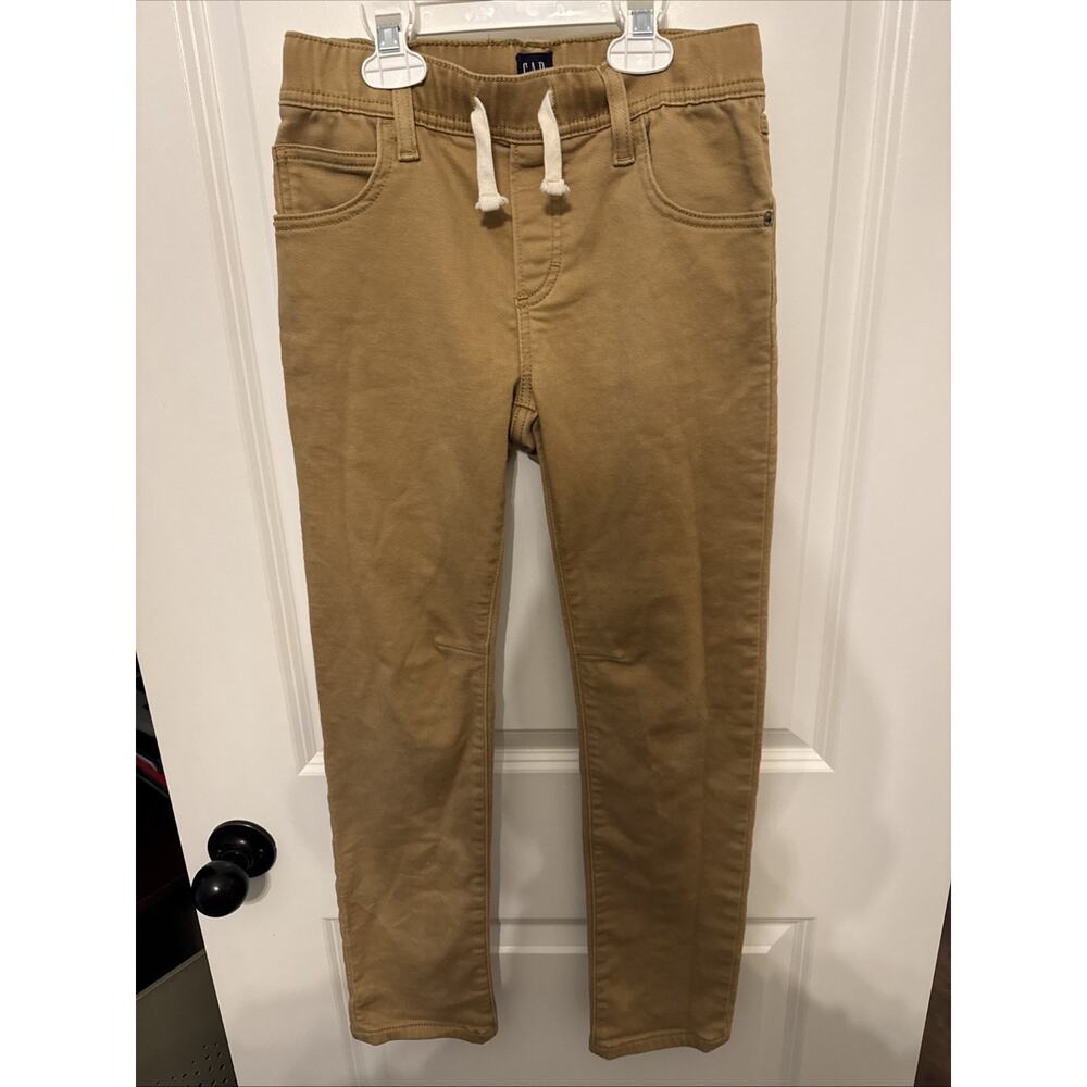 Boys Gap Denim Stretch Slim Khaki Pants Size Large